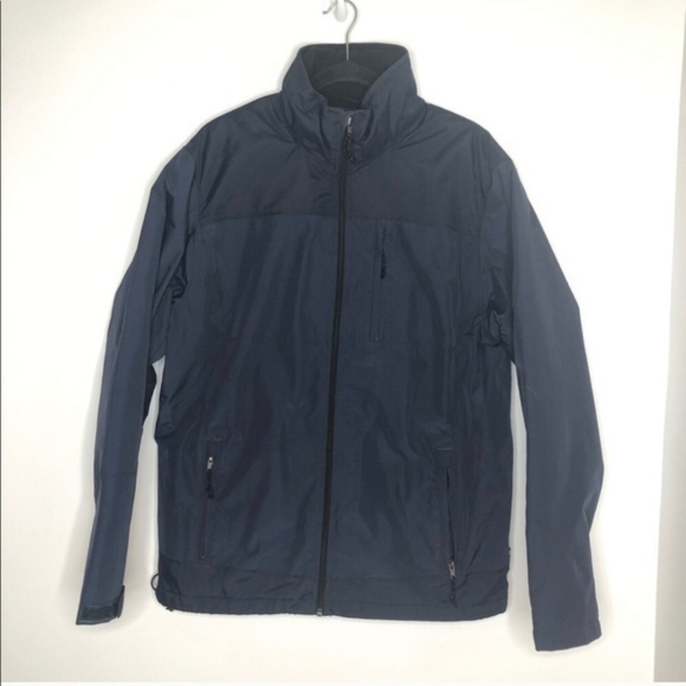 Chaps men’s Navy blue fleece lined coat / jacket size large